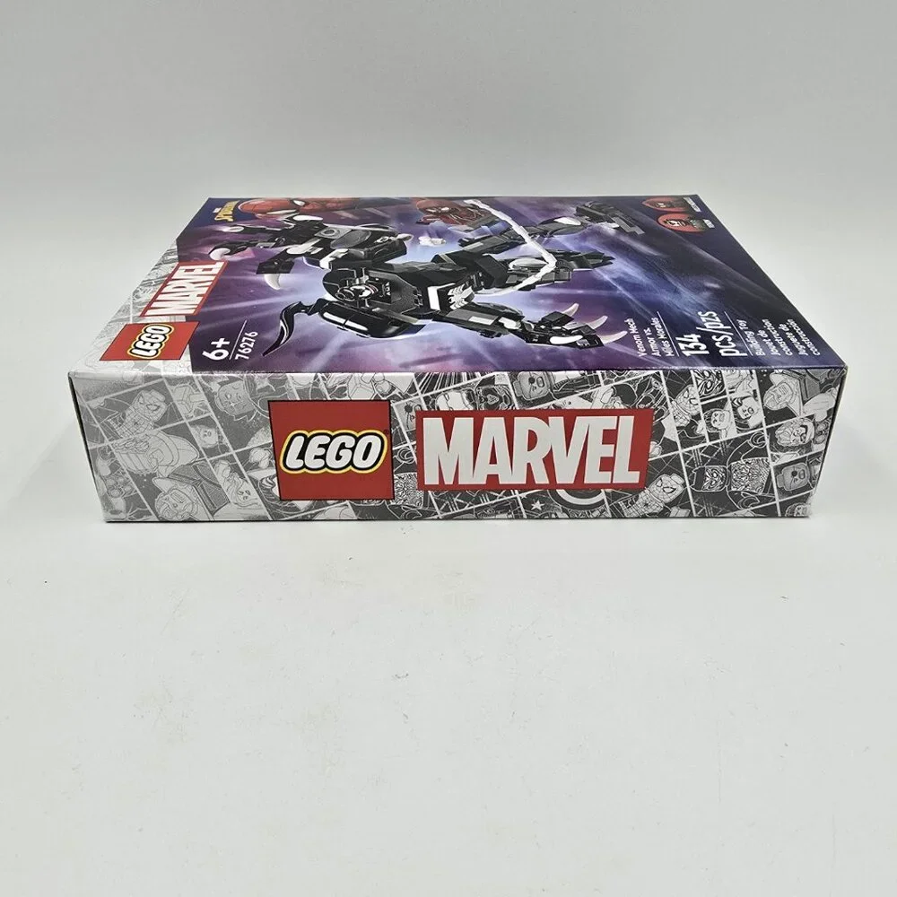 Lego Marvel Building Toy Set 76276 Venom Mech Armor vs. Miles Morales Ages 6+
